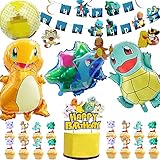 Luftballon Geburtstagsdeko - 33 pcs Kindergeburtstag Dekoration...