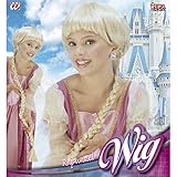 Amakando Lange Zopfperücke Kinder Prinzessin Kinderperücke blond...