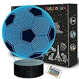 Kinder Nachtlicht Fußball 3D Optische Täuschung Lampe mit...