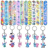 Lilo & Stitch Party Mitgebsel Set, 12 Stück Kinder Slap Armband + 12...