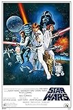 Star Wars - Orange Sword of Darth Vader - Filmposter Kino Movie...