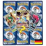 Cardicuno 10 Pokemon wie EIN Booster inkl. Pokemon GX, Reverse & Stern...