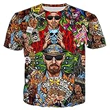 Jane Aigle Herrenbekleidung Fashion Breaking Bad 3D Digital Bedrucktes...