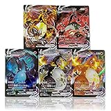 12 Stück Oversized Pokemon Karten, 6Vmax 2Gx 2Vstart 1V 1Dx Seltene...