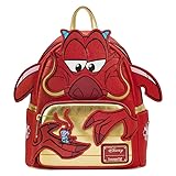 Loungefly Mini Backpack Mulan 25th Anniversary Mushu Glitter Cosplay...