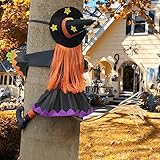 Halloween Deko Abstürzende Hexe in Baum, Halloween Dekoration 37 * 43...