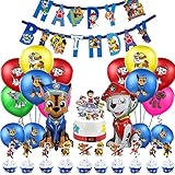 Dog Patrol Geburtstag Luftballons,Dogs Patrol Luftballons Banner,Dog...