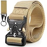 Taktischer Gürtel, Herren Schwerlast Militär Nylon Web Gürtel,...