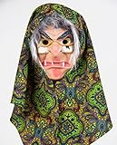 Festartikel Müller Kostüm Zubehör Hexenmaske Maske Hexe Kopftuch...