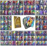 100 Stücke Vmax TCG seltene Karten in deutsch glänzende Holo-Folie,...
