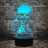 Sasuke Lampe Japan Anime Action Bros Shikamaru Cartoon 3D Optische...