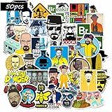 50 Stück Breaking Bad Aufkleber Laptop Telefon Gitarre Skateboard...