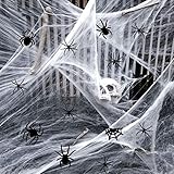 Selene Halloween Spinnennetz Deko Set, Spinnenweben Horror Dekoration,...