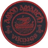 Amon Amarth Vikings Circular Unisex Patch Mehrfarbig 100% Polyester...