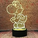 Japan Anime Yoshi 3D LED USB Illusion Lampe Cartoon Spiel Acryl...