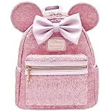 Loungefly Disney Minnie Mouse Cotton Candy Pailletten Mini-Rucksack,...