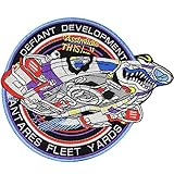 StarTrek Star Trek DS9 Defiant Development Uniform Patch Abzeichen...
