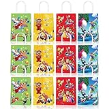 Papiertüten, 12 Stück Super Mario Geschenktüten mit 18 Aufkleber,...