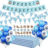 oktoberfest Deko, Oktoberfest Party Dekorationen Banner Party Bayern...
