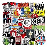 Aufkleber Sticker Set 100 Stück Rock Band Punk Aufkleber Heavy Metal...