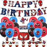 Spiderman Geburtstag Deko Kinder Spiderman Luftballons...