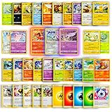 50 Original Pokemon Karten Deutsch mit 3 Holo oder Reverse Holo |...