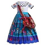 Sincere Party Mädchen Mirabel Kleid mit Tasche Encanto Prinzessin...