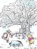 Disney Wandbild von Komar | Winnie Pooh Playground | Kinderzimmer,...