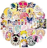 100pcs Sailor Moon Aufkleber Anime Vinyl Stickers Decals für Auto...
