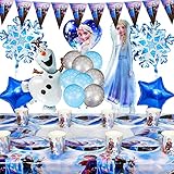 Gebutstag Party Set Frozens 59 Stück Birthday Party Supplies Frozens,...