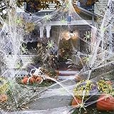 Hillylolly Spinnennetz Deko 140g Halloween Spinnennetz Halloween...