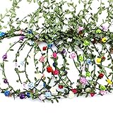 9 Stück Blumenkranz Blume Krone Stirnband,Haar Garland Leaf...