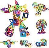 Aulaya Magnetische Bauklötze, 109 Teile, Magnetische Bauklötze,...