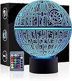 Star Wars 3D Illusions Lampe,7 Farben ändern Beleuchtung mit...