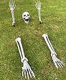 Halloween Skelett Dekorationen - Halloween Groundbreaker Plastic...