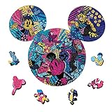 Trefl - Konturpuzzle aus Holz: Cult Mickey Mouse, Mickey Mouse - 500+5...