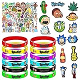 77 Stück Rick and Morty Party Mitgebsel Kindergeburtstag,50 rick and...