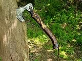 Handgefertigte Wikingeraxt Klinge aus Kohlenstoffstahl mit...