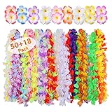 Esjay Hawaii Ketten Set Einschließlich 50Stücke Blumenkette und...