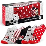 Disney Sneaker Socken, Kollektion, Baumwollreich Kurze Socken, Minnie...