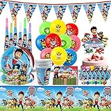 Lemotoy Paw Patrols Geburtstag Deko 47 Stück Paw Pat Kindergeburtstag...