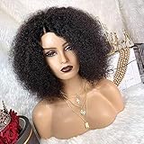 TOOCCI Afro Kinky Curly Wig Brasilianisches Reines Haar Glueless 4'x4'...