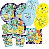 amscan/spielum 46-teiliges Party-Set Pokemon - Teller Becher...