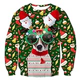 Xumplo Kinder Hässliche Weihnachten Pullover Jungen Mädchen 3D...