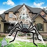 BOSONER Halloween Deko, Spinnennetz Halloween GroßEr Halloween Spinne...