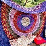 Craftozone Tapisserie Mehrfarbig Geschenk Hippie Wandteppiche Mandala...