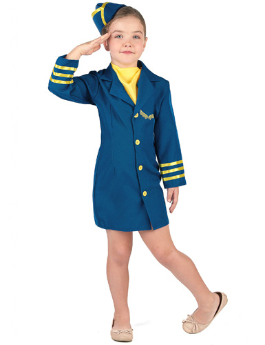 Stewardess Kostüm Kinder