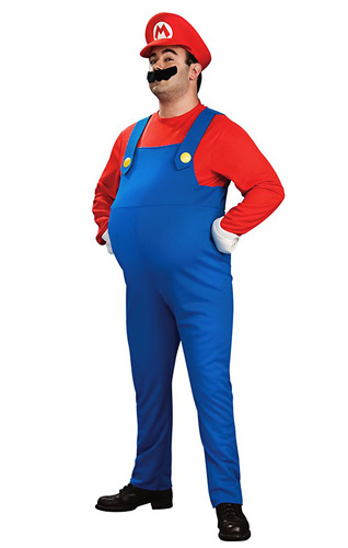Super Mario Kostüm Herren