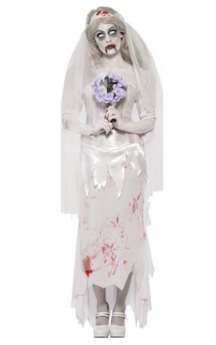 Zombie Braut Kostüm Damen