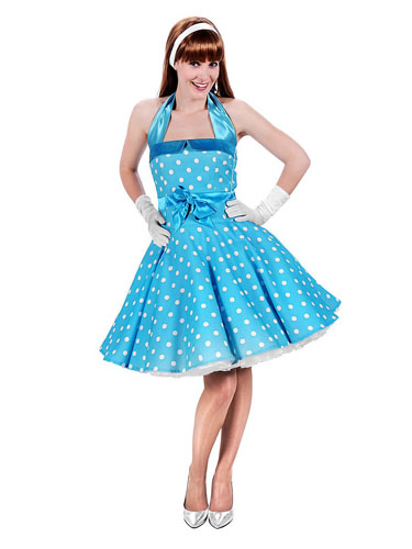 50er Jahre Rockabilly Grease Kostüm Damen